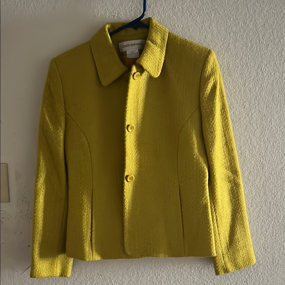 Jones New York Yellow Blazer